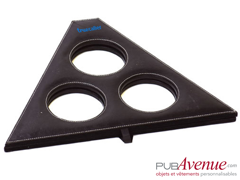 Porte-bouteilles en similicuir personnalisable Porte-bouteilles en similicuir personnalisable