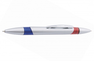 Stylo 2 couleurs à encre bleue et rouge à personnaliser pas cher 