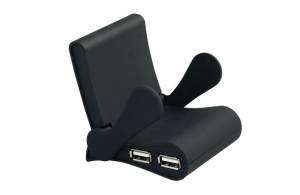 Support Smartphone avec Hub USB  à personnaliser pas cher 