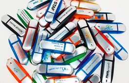 Clé USB personnalisée Pvc et aluminium