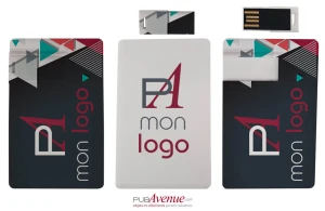 Clé USB personnalisée carte connectique amovible
