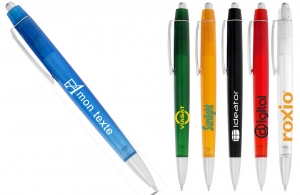 Stylo plastique albany publicitaire personnalisé pas cher 