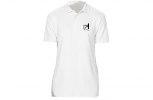 Polo blanc homme personnalisé pour association 