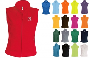 Gilet polaire femme personnalisé pour association 