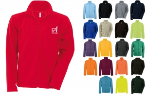 Veste polaire homme personnalisée pour association 