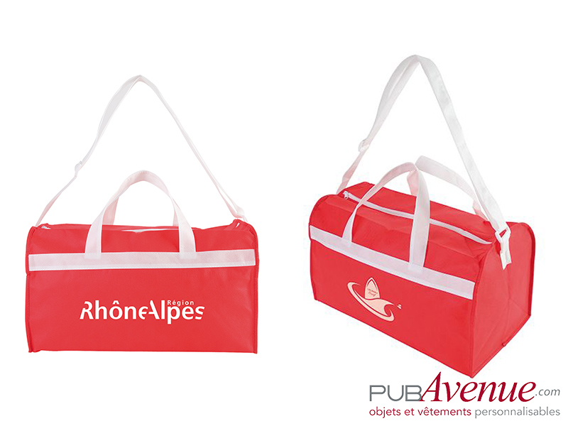 Sac de sport non-tissé en express personnalisé Sac de sport non-tissé en express personnalisé