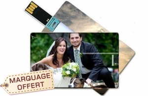 Clé USB carte pour mariage