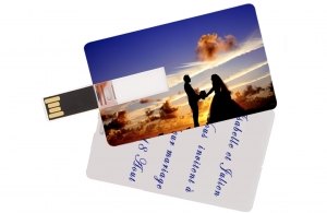 Clé USB carte pour mariage
