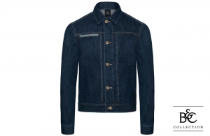 Veste à personnaliser promotionnelle en jeans B&C Denim 