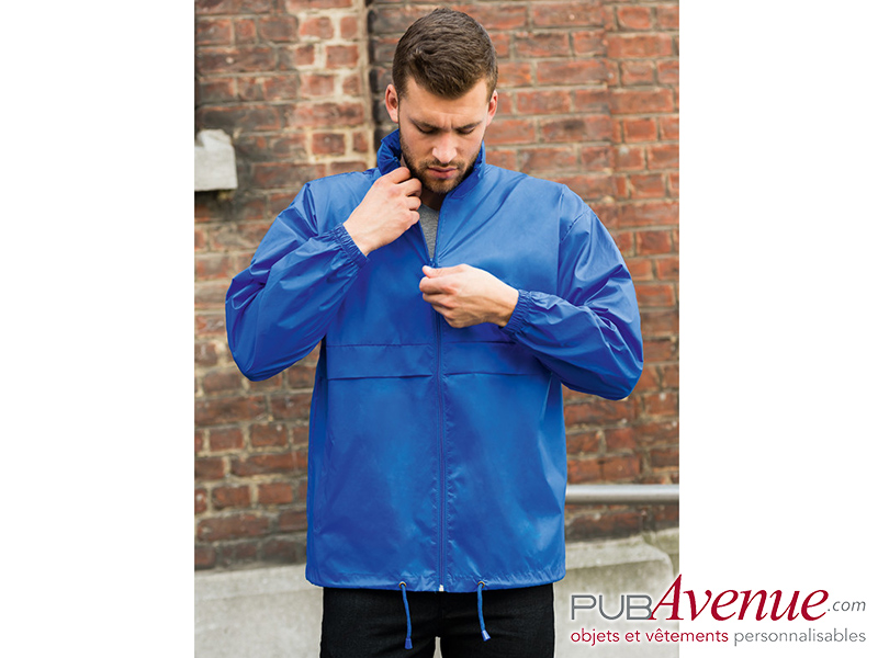 Veste coupe-vent personnalisable en express Veste coupe-vent personnalisable en express