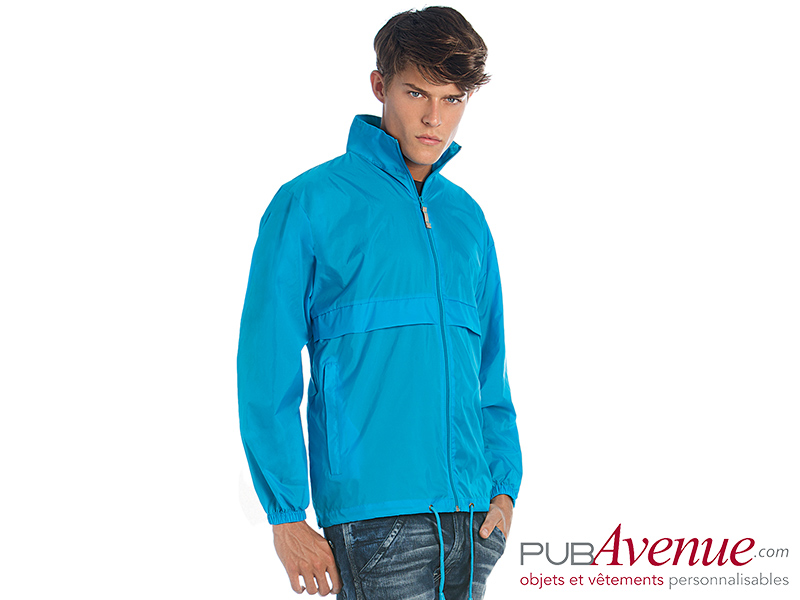 Veste coupe-vent publicitaire en express Veste coupe-vent publicitaire en express