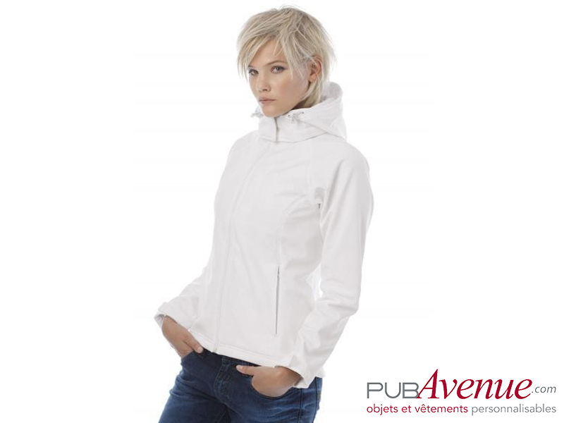 Veste capuche Softshell publicitaire femme Veste capuche Softshell publicitaire femme