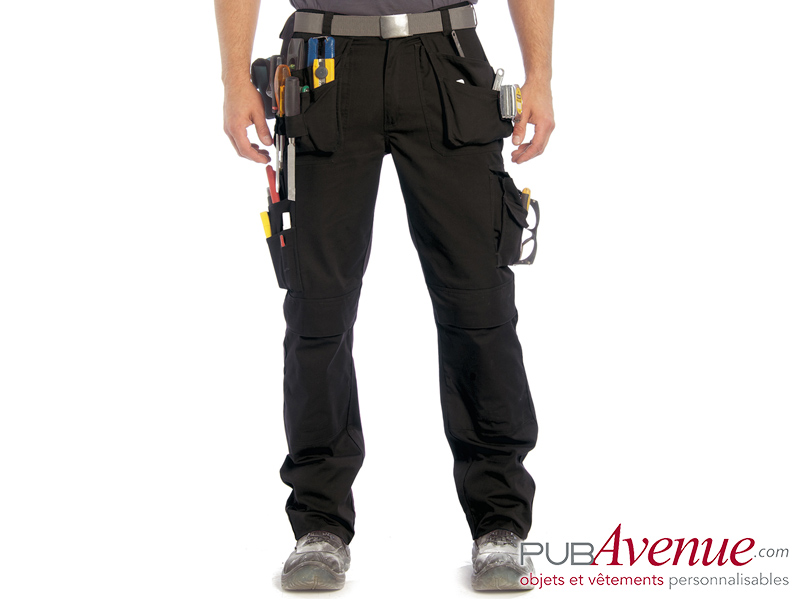 Pantalon professionnel personnalisé multipoches Pantalon professionnel personnalisé multipoches