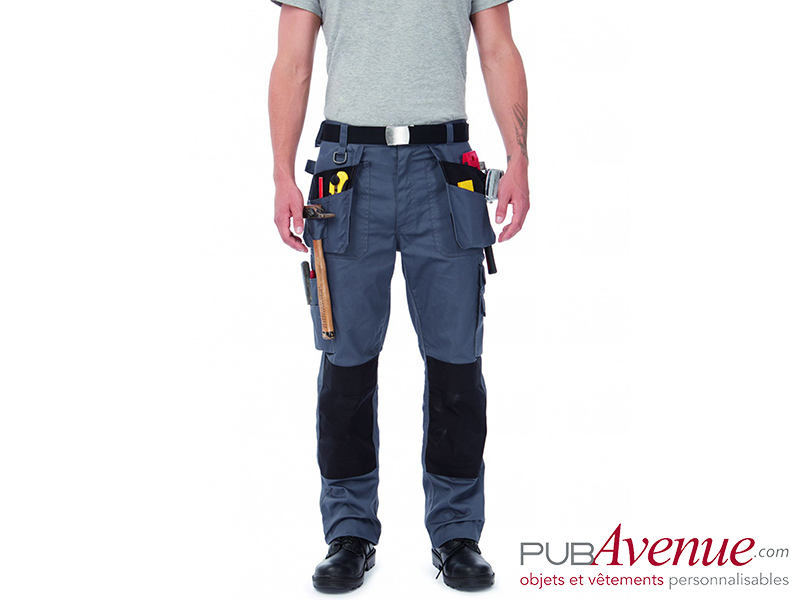 Pantalon professionnel multipoches personnalisable Pantalon professionnel multipoches personnalisable