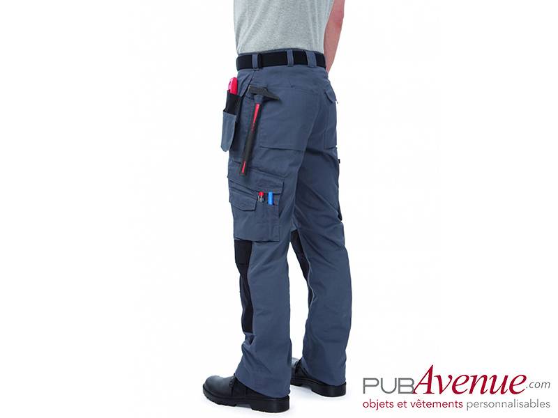 Pantalon professionnel multipoches publicitaire Pantalon professionnel multipoches publicitaire