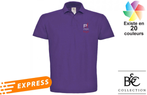 Polo couleur personnalisé express livraison rapide 24h, 48h, 72heures 