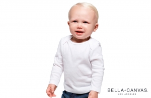 Tee shirt bébé personnalisable promotionnel à manches longues 
