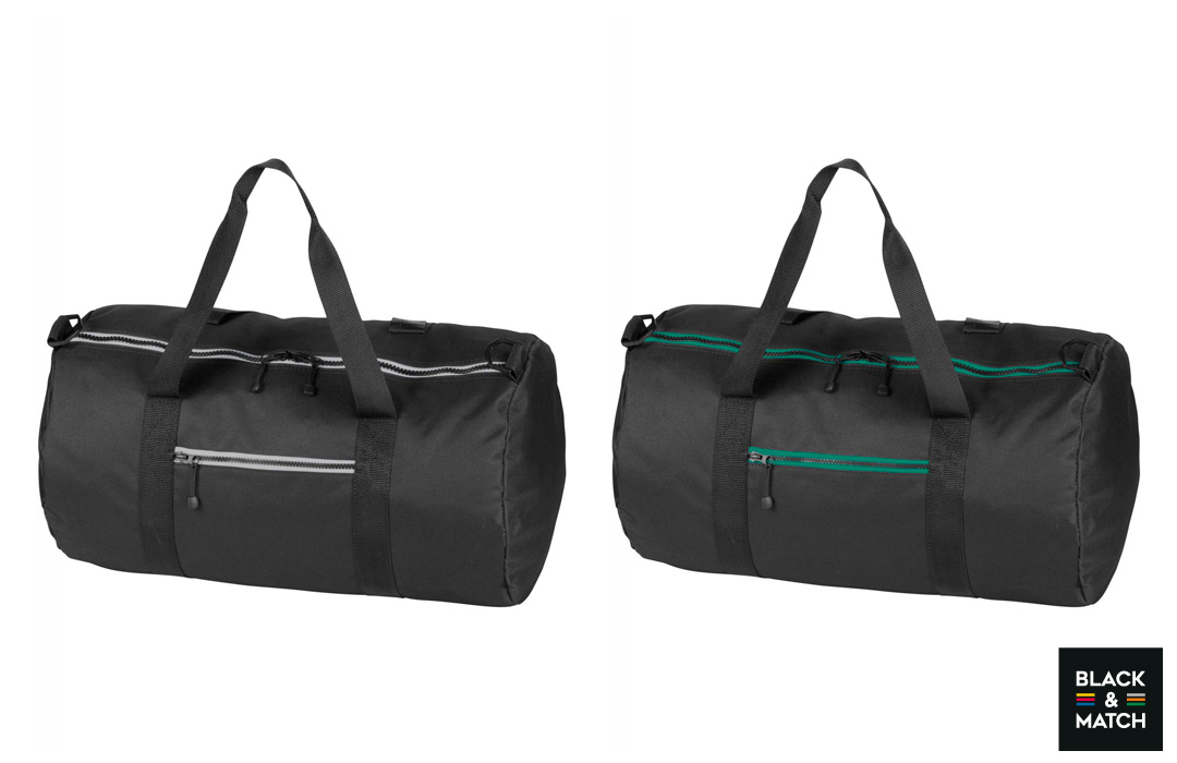 Sac de sport rond publicitaire personnalise pas cher Black Match