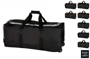 Valise trolley personnalisé pas cher "Black & Match"