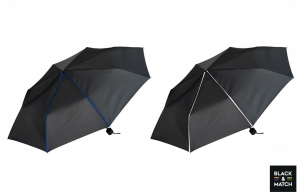 Parapluie pliable publicitaire personnalisable "Black & Match"