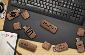 Clé USB bouchon de vin personnalisée en liège