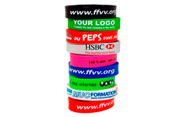 Bracelet USB personnalisée en silicone