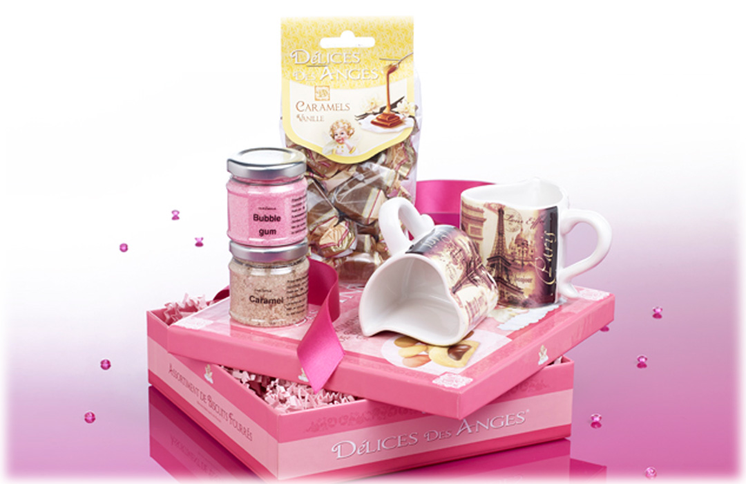 Coffret cadeau Pause café et biscuits sucrés