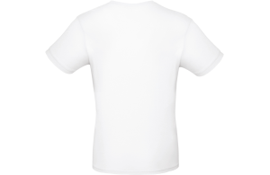T-shirt publicitaire B&C150 blanc livraison express