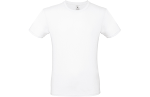T-shirt publicitaire B&C150 blanc livraison express