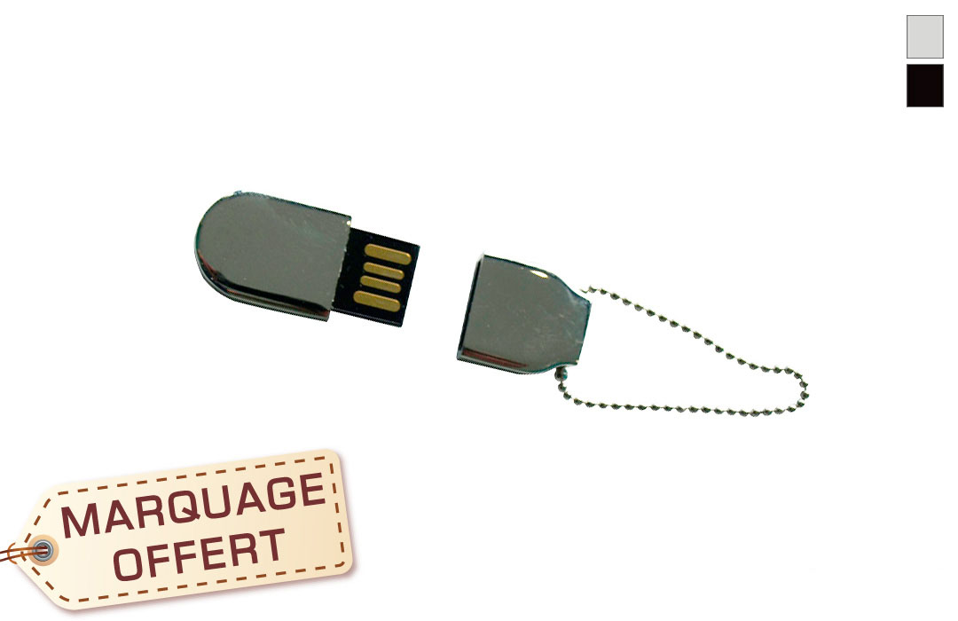 Clé USB avec coque design métal
