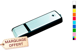 Clé USB publicitaire personnalisée en plastique et alu 