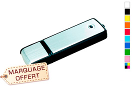 Clé USB classic Pvc et alu brossé