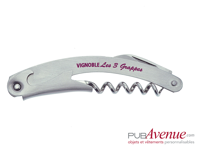 Sommelier métal personnalisable en express Sommelier métal personnalisable en express