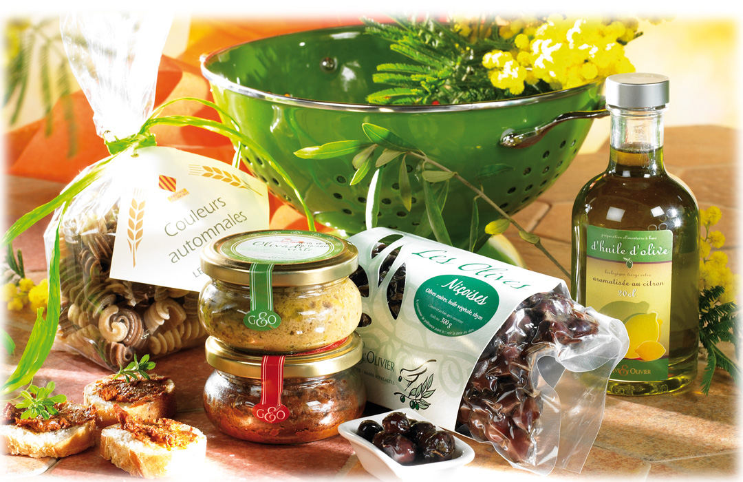 Coffret cadeau gourmet - huile d'olive et tapenades