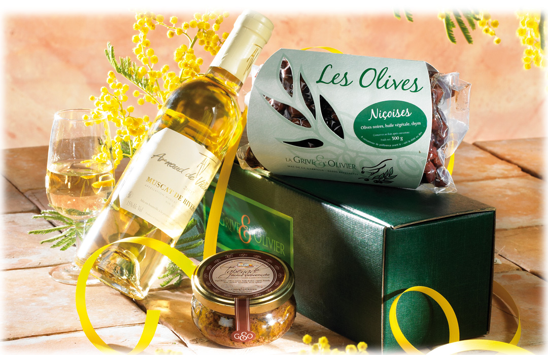 Cadeau d'affaires coffret Terrine et Muscat