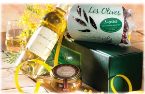 Coffret cadeau Apéritif Olive et Muscat