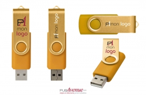 Clé USB Twister color personnalisée