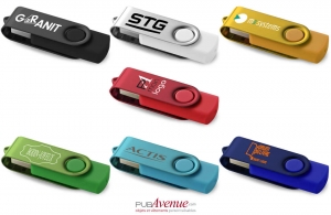 Clé USB Twister color personnalisée