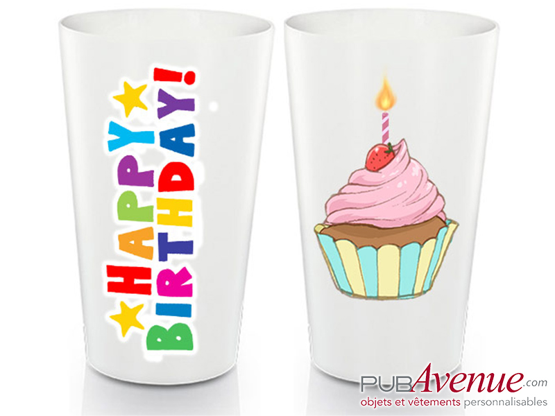 Gobelet d'anniversaire livraison express Gobelet d'anniversaire livraison express