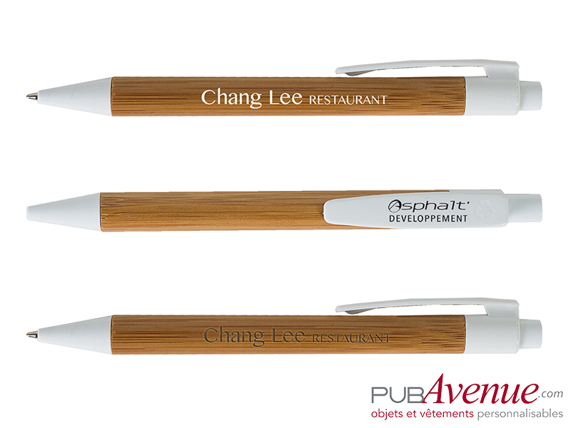 Stylo bois publicitaire en express Stylo bois publicitaire en express