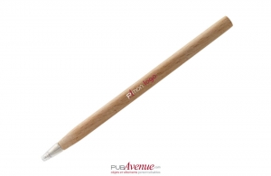 Stylo bille en bois écologique avec capuchon