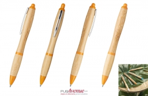Stylo bille écologique en bois de bambou