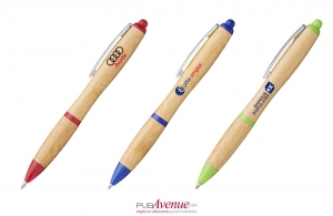 Stylo bille écologique en bois de bambou