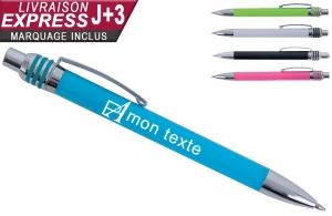 Stylo clip métal personnalisable en express