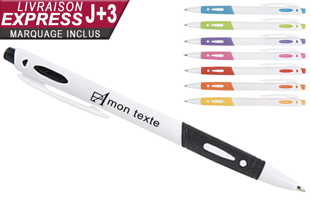 Stylos personnalisables express logos publicitaires livraisons rapides 