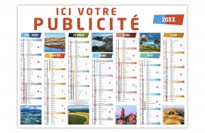 Calendrier personnalisé souple 290 x 210