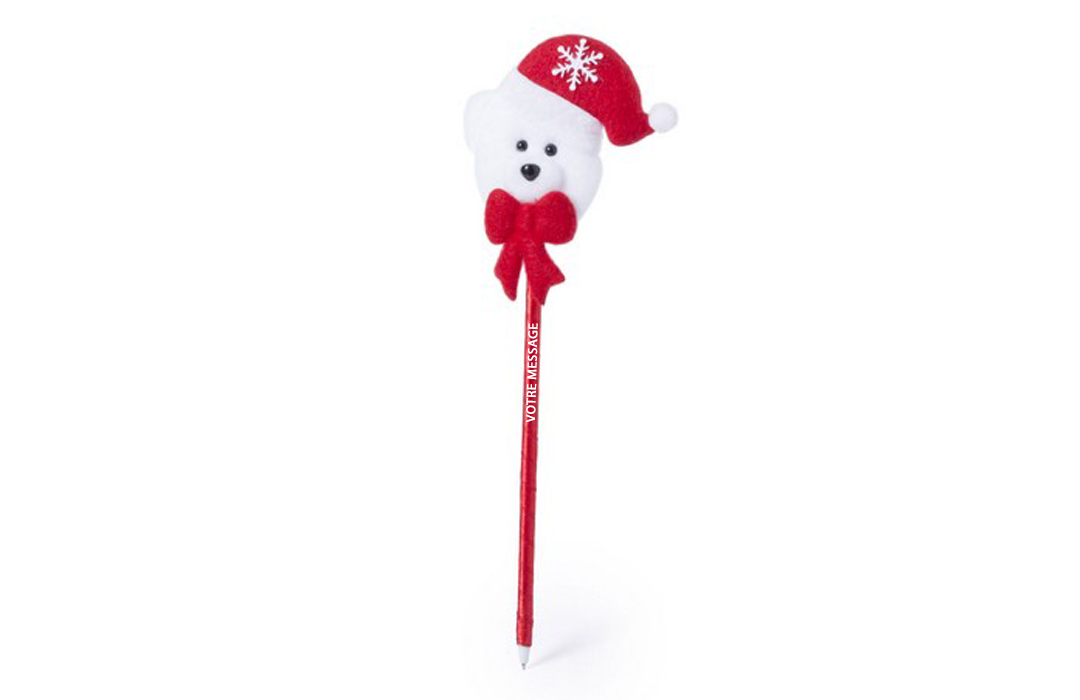 Stylo de noël personnalisé cadeau de fête pas cher