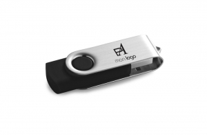 Clé USB publicitaire personnalisée express twist 2 GO