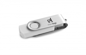 Clé USB publicitaire personnalisée express twist 2 GO