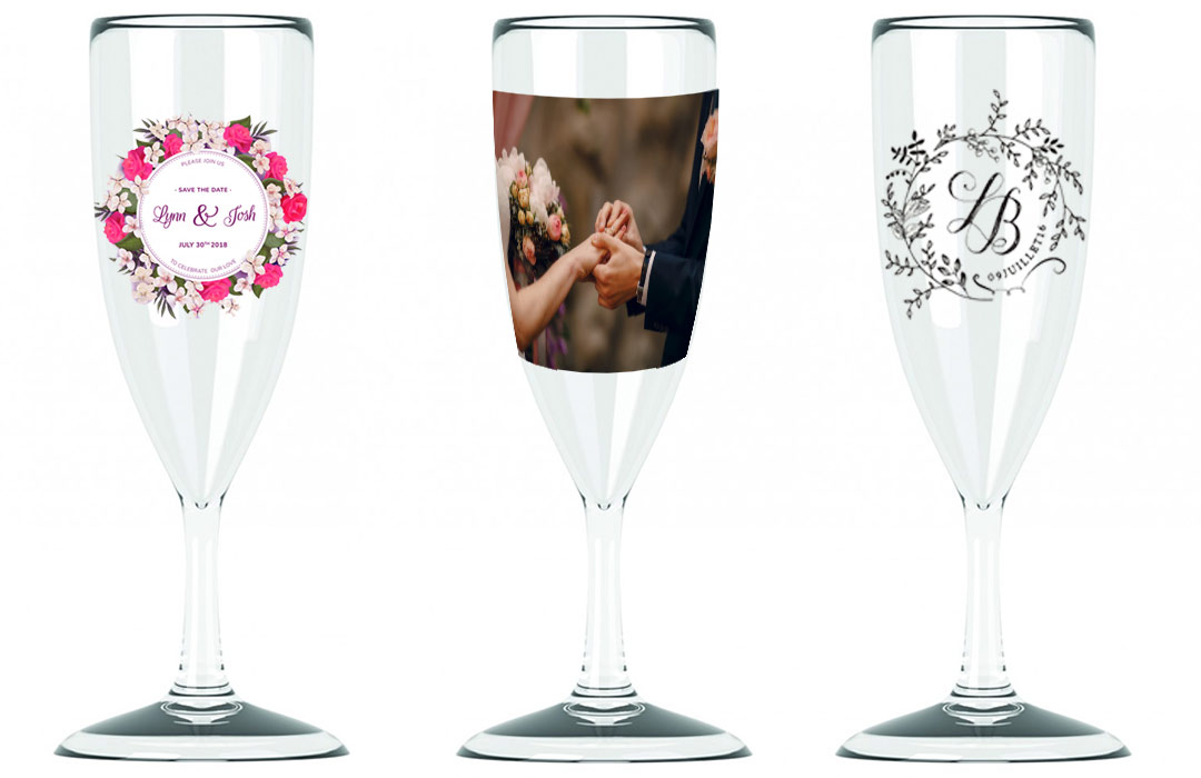 Lot 96 Coupes De Champagne Flutes Personnalise Reutilisable Mariage